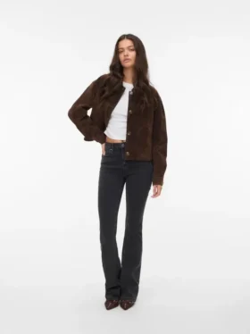Vmroycestine Suede Jacket