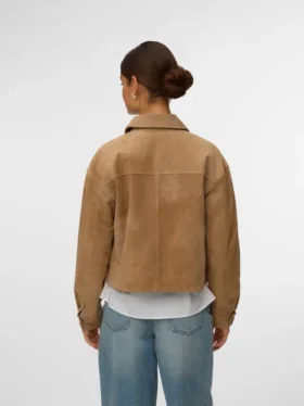 Vmroycestine Suede Jacket