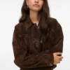 Vmroycestine Suede Jacket