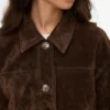 Vmroycestine Suede Jacket