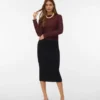 Vmsaba Mid Waist Long Skirt