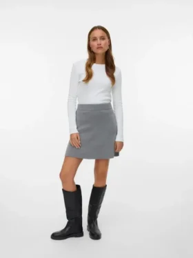 Vmsaba Mid Waist Short Skirt