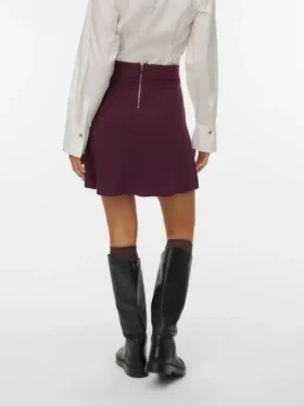Vmsaba Mid Waist Short Skirt