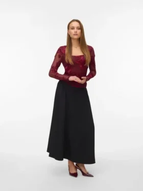 Vmsally High Waist Long Skirt