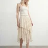Vmsally High Waist Long Skirt