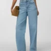 Vmsandie-Stretch Mid Rise Wide Fit – Cropped Jeans