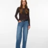 Vmsandie-Stretch Mid Rise Wide Leg Fit Jeans Vmsandie-Stretch Mid Rise Wide Leg Fit Jeans