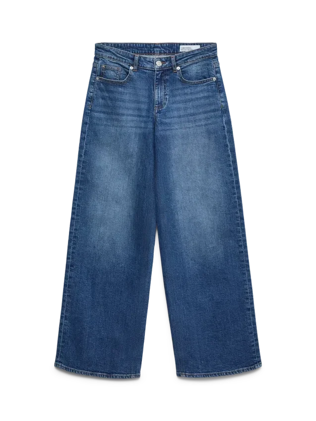 Vmsandie-Stretch Mid Rise Wide Leg Fit Jeans Vmsandie-Stretch Mid Rise Wide Leg Fit Jeans