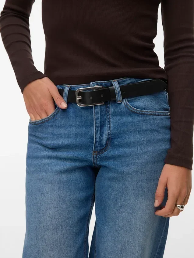 Vmsandie-Stretch Mid Rise Wide Leg Fit Jeans Vmsandie-Stretch Mid Rise Wide Leg Fit Jeans
