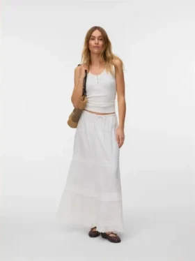 Vmsandy High Waist Long Skirt