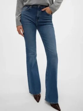 Vmselina High Rise Flared Fit Jeans