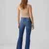 Vmselina High Rise Flared Fit Jeans