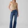 Vmselina High Rise Flared Fit Jeans