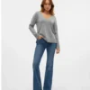 Vmselina High Rise Flared Fit Jeans