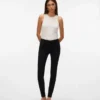 Vmseven Mid Rise Slim Fit Jeans