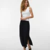 Vmsiena Mid Waist Long Skirt