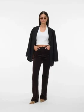 Vmsiga High Rise Corduroy Trousers