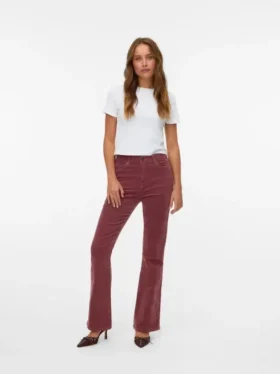 Vmsiga High Rise Corduroy Trousers