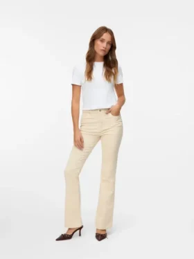 Vmsiga High Rise Corduroy Trousers