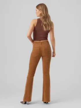 Vmsiga High Rise Corduroy Trousers