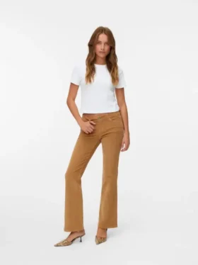 Vmsigi Low Rise Corduroy Trousers