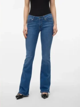Vmsigi Low Rise Flared Fit Jeans