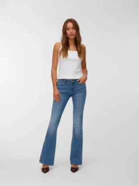Vmsigi Low Rise Flared Fit Jeans