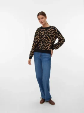 Vmsiljeanimal Knitted Pullover