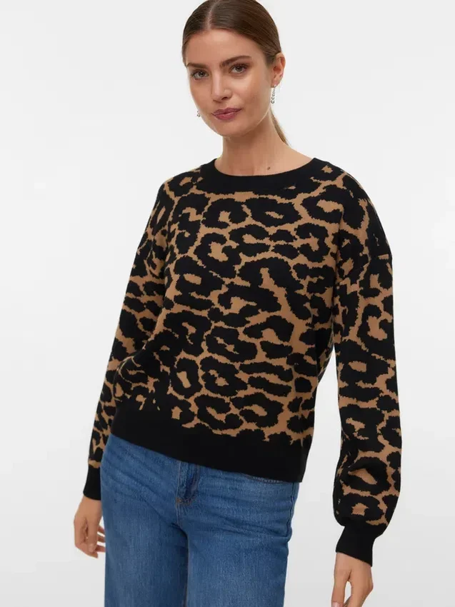 Vmsiljeanimal Knitted Pullover Vmsiljeanimal Knitted Pullover