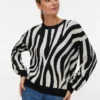Vmsiljeanimal Knitted Pullover