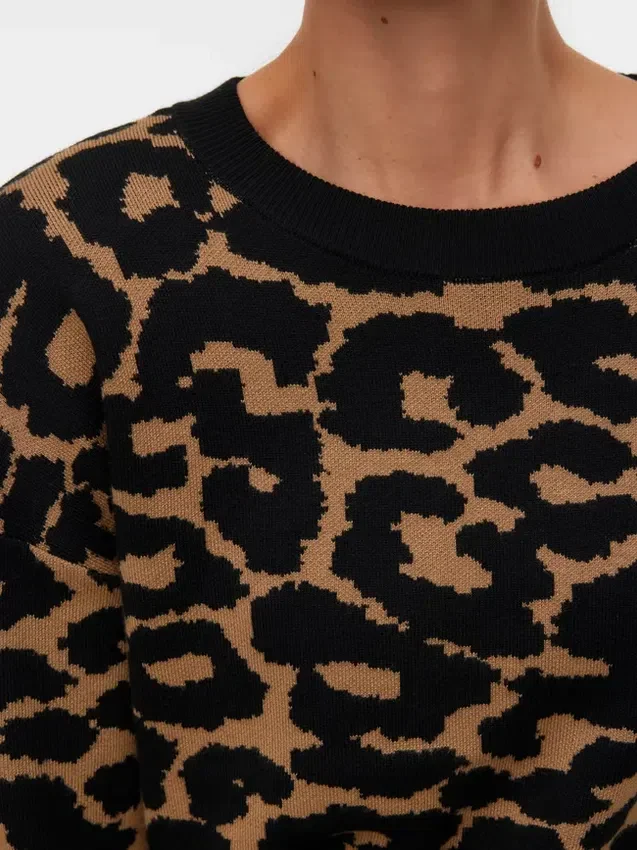 Vmsiljeanimal Knitted Pullover Vmsiljeanimal Knitted Pullover
