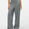 Vmsilva Mid Waist Trousers
