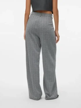 Vmsilva Mid Waist Trousers