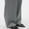 Vmsilva Mid Waist Trousers