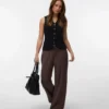 Vmsilvia Knit Waistcoat