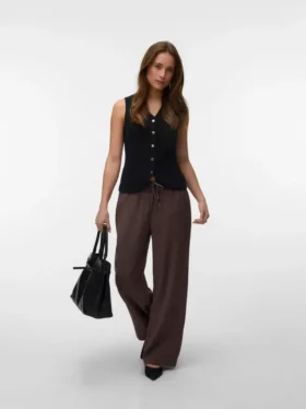 Vmsilvia Knit Waistcoat