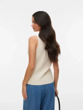 Vmsilvia Knit Waistcoat