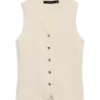 Vmsilvia Knit Waistcoat