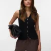 Vmsilvia Knit Waistcoat