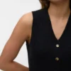 Vmsilvia Knit Waistcoat
