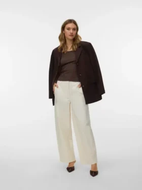 Vmsofia Mid Waist Trousers