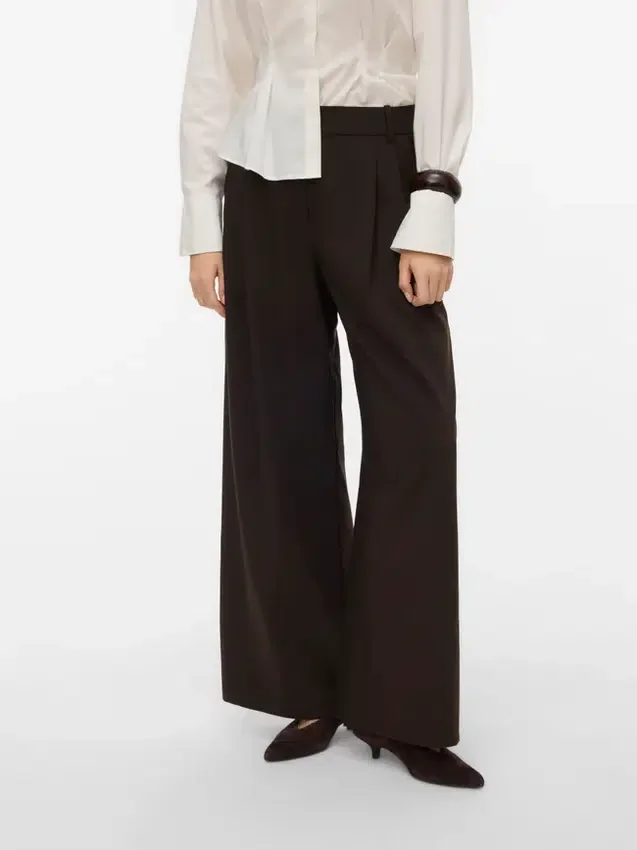 Vmstella Mid Waist Trousers Vmstella Mid Waist Trousers