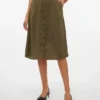Vmsunny High Waist Midi Skirt
