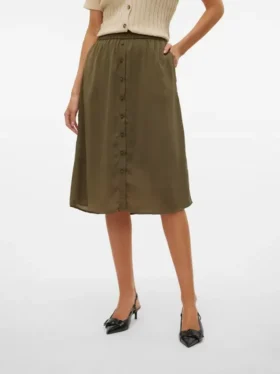 Vmsunny High Waist Midi Skirt