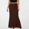Vmtalula High Waist Midi Skirt