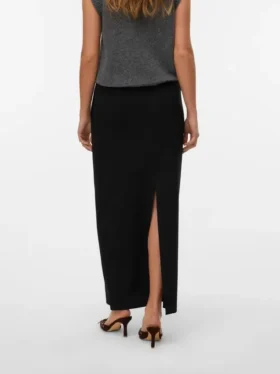 Vmtami Mid Waist Long Pinstripe Skirt