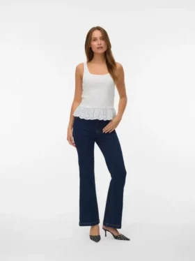 Vmtanna High Rise Flared Fit Jeans