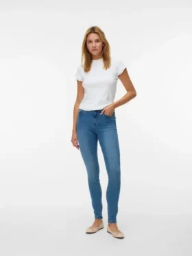 Vmtanya Mid Rise Skinny Fit Jeans