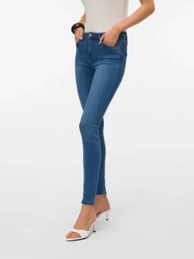 Vmtanya Mid Rise Skinny Fit Jeans