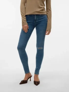 Vmtanya Mid Rise Skinny Fit Jeans